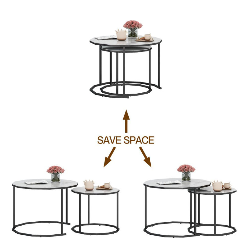 Tables gigognes Joemar, Noir