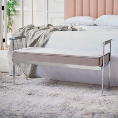 Banc en velours Ricquan