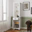Armoire de rangement haute de 75 po avec lumière à DEL Gabbey