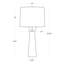 Lampe de table Austen Alabaster