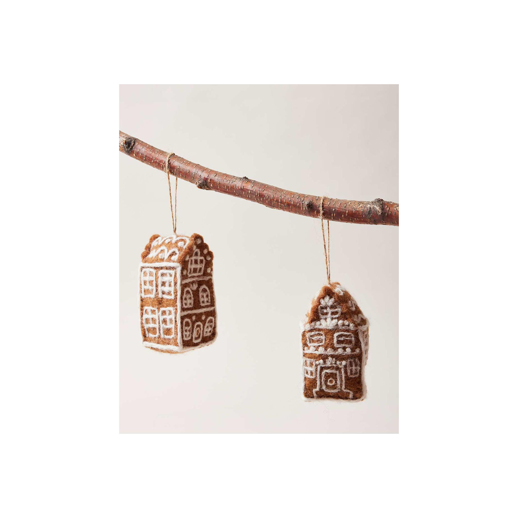 Felted Dutch House Ornament - Canal House