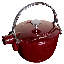 Staub Cast Iron 1.22-qt Round Tea Kettle-9762704
