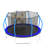14FT Trampoline With Enclosure - Recreational Trampolines With Ladder-110423540