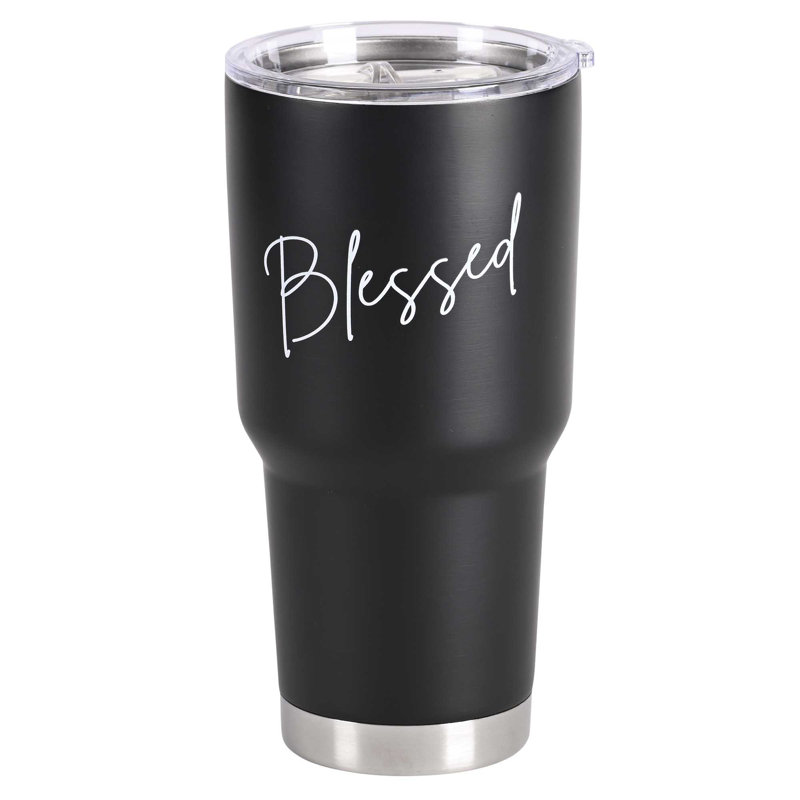 Dicksons Inc 30oz. Double Wall Insulated Stainless Steel Travel Tumbler
