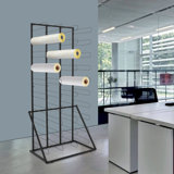 40 Shelves Storage Rack Paper Rolls Organizer Floor Standing Material Roll Dsplay Rack