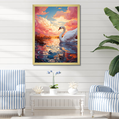 Décoration murale Graceful Mirage Swans I - Swans Animal