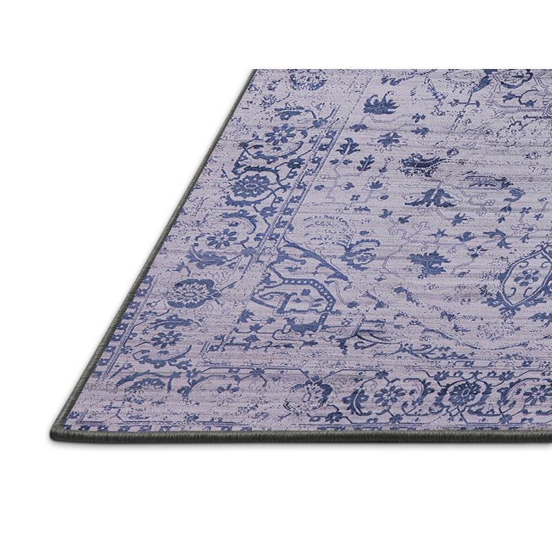 Tapis oriental bleu, Rectangle 4 pi x 6 pi