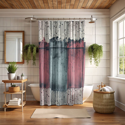 Rideau de douche aquarelle