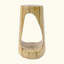 Table d'appoint d'extérieur, table de bout à conception creuse, table de tabouret de jardin de patio, table d'appoint décorative pour terrasse de balcon de plage, béton léger, texture semblable au bois-54995303