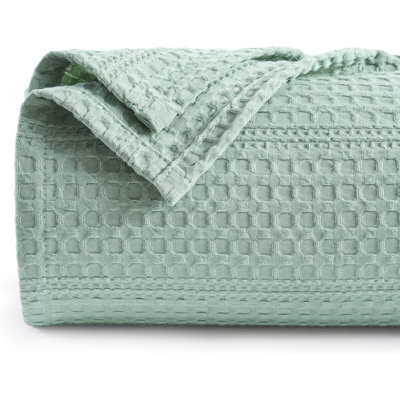 PHF Lightweight Waffle Weave Blanket, Soft Woven Summer Blanket for Hot Sleepers, Aesthetic Home Decor for Couch Bed Sofa, Pet Friendly