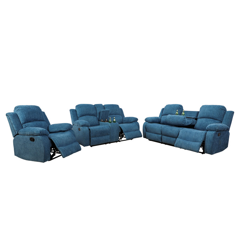Ensemble de salon inclinable 3 pièces Bungay