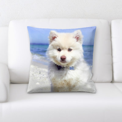 Aiden Microsuede Reversible Throw Pillow