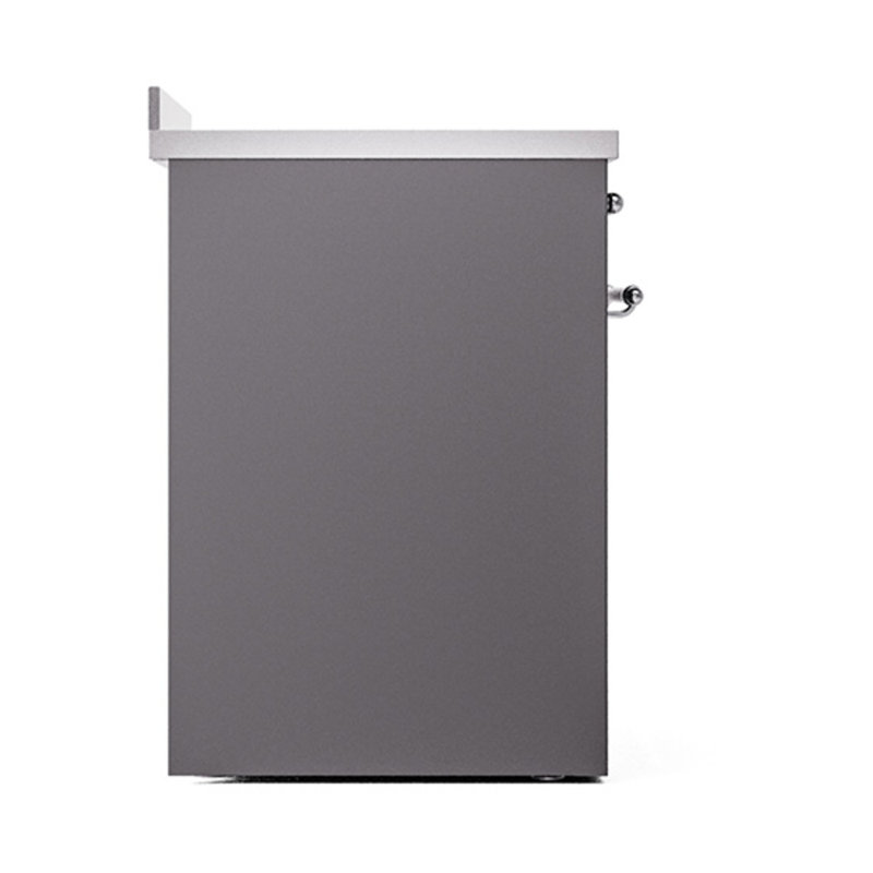 ILVE Nostalgie II Noblesse 30 in Induction Range, Graphite Matte/Chrome