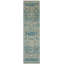 Amaris Azure Medallion Hand-Knotted Wool Area Rug-544107621