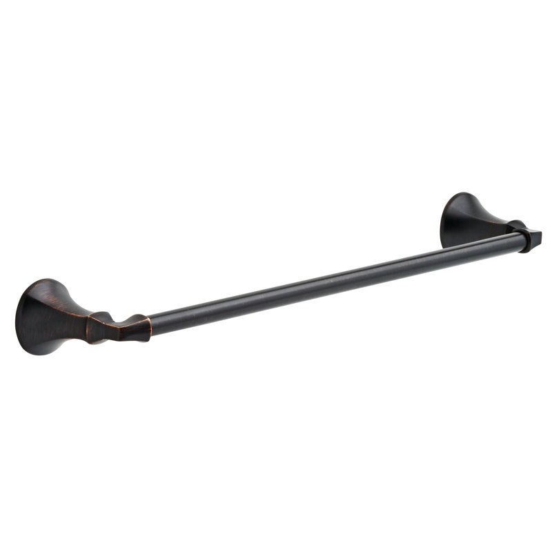 Ashlyn 18 in. Wall Mount Towel Bar Bath Hardware Accessory, Venetian Bronze