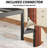 Modern Wooden Headboard With Arched Corrugated, Fits Queen Size Beds, Vertical Grain Design, Farmhouse & Vintage Style, Easy Assembly, Walnut.-229305946