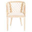 Chaise avec accoudoirs Modern Carlotta - Siège rembourré confortable avec structure en bois pour la maison ou le bureau-61661235