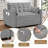 55.1-Inch Convertible Sofa Bed-2071227616