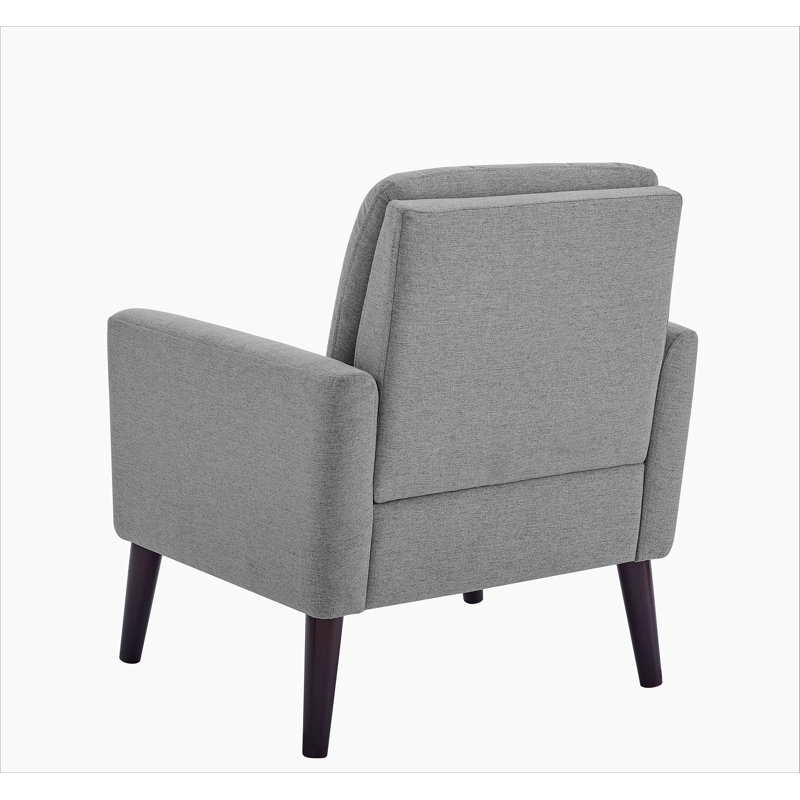 Fauteuil capitonné et rembourré, Jaune