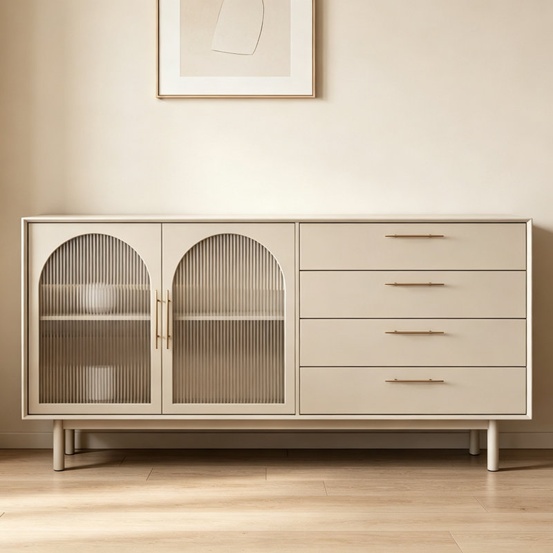 Simple Kitchen Sideboard, 35.43" H x 70.87" W x 15.75" D