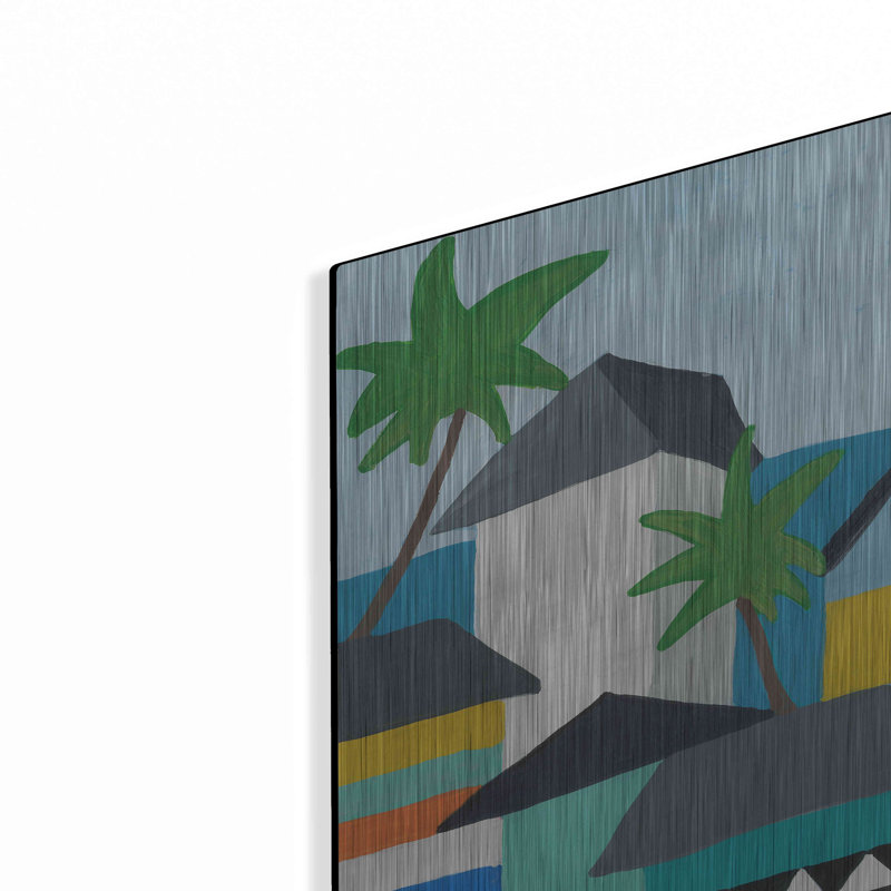 «Beachfront Property 3» par Jan Weiss, H 12 po x l 16 po