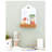 Solid Wood Wall Organizer with Key Hooks