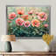 Printemps, coquelicots roses, horizon écarlate I - coquelicots, art mural-1398364474-1398364469