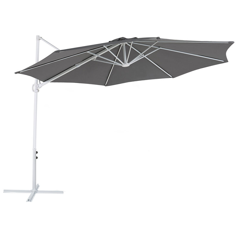 Alibek 295cm Cantilever Parasol, Dark Grey