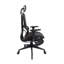 Chaise de bureau inclinable ergonomique en filet avec support lombaire et repose-pieds Techni Mobile
