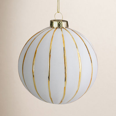 7" Glass Bauble
