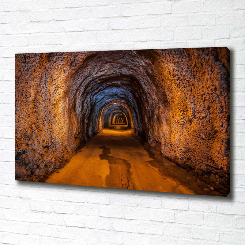 Underground Tunnel - Wrapped Canvas Print