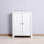 Armoire de rangement pour salle de bain avec tablette réglable à double porte