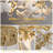 Ceramic Leaf Chandeliers Branch Chandelier Brass Hanging Lights Fixtures For Dining Room Living Room Kitchen Island-1663318248