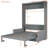 Full Size Bed In Gray, Multifunctional Bed-, Comfortable Sleeping Space, Easy To Use Hide
