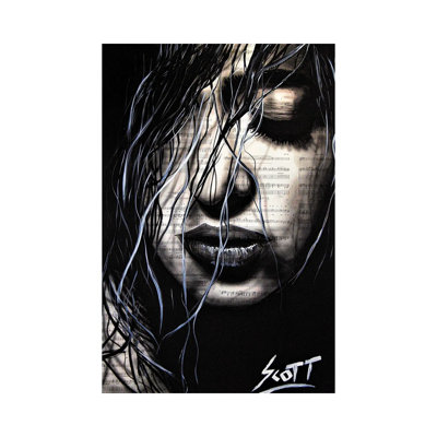 «The Dark» par Brandon Scott - impression sur toile tendue