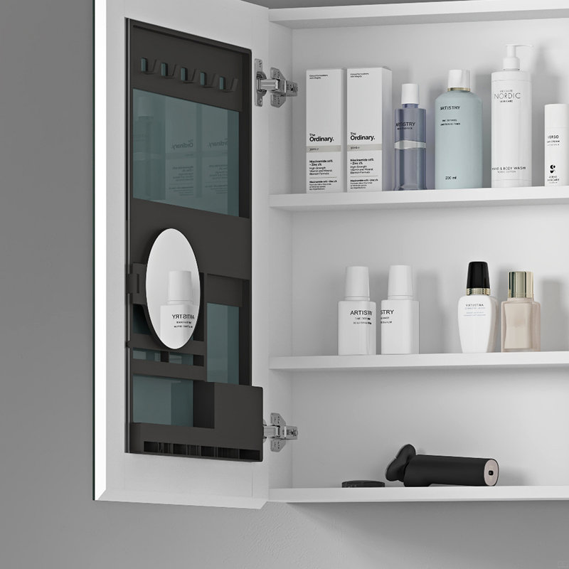 Armoire à pharmacie avec miroir à bords biseautés 36 po x l 26 po