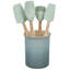 Silicone 5 piece Utensil Set with Crock-88582327