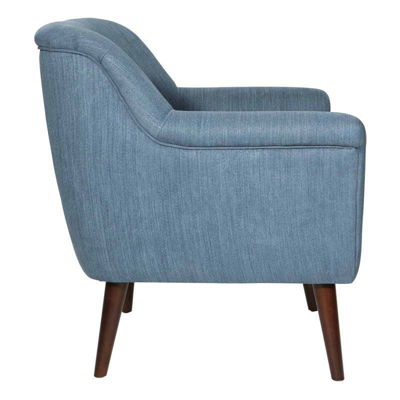 Cresson Upholstered Armchair, Blue