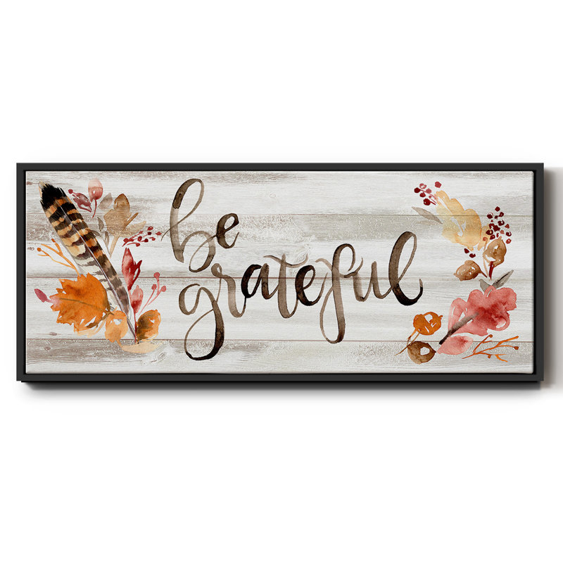 Grateful - toile encadrée