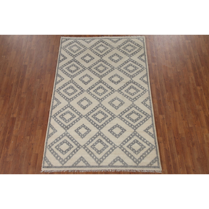 Tapis géométrique marocain moderne 5 x 8