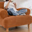 Fauteuil d'appoint 41,75 "surdimensionné avec accoudoirs encastrés et pieds en bois massif-1269184566