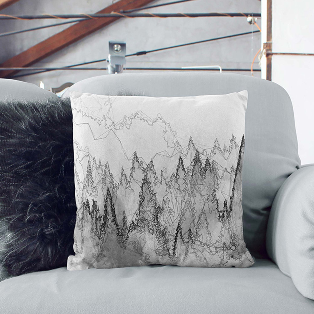 Forest Mist Cushion with Filling