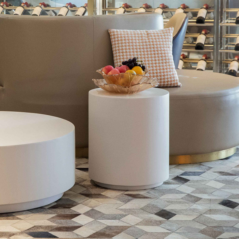 End Table, Cream White