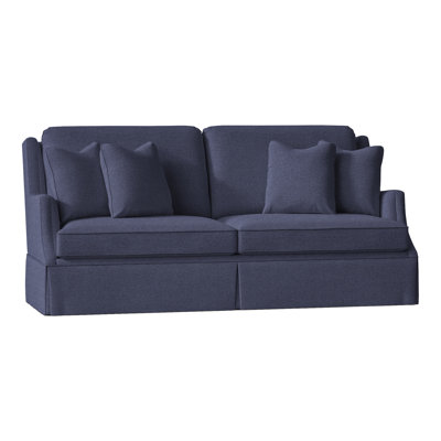 Canapé à accoudoirs arrondis avec coussins réversibles de 87,5 po Savannah