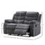 Causeuse inclinable de massage lombaire à 2 vitesses - Relaxation, regarder la télévision et faire la sieste, pour le salon / salle familiale, tissu en polyester avec système de rails en acier, revêtement en polyester facile à nettoyer