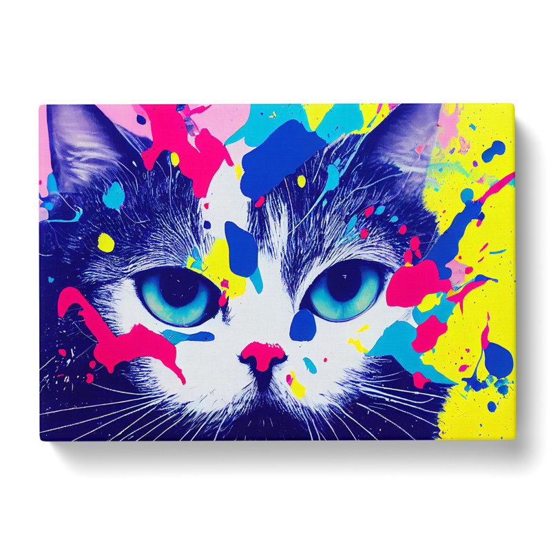 Cat Splash Vol.6 Abstract - Wrapped Canvas, 35cm H x 50cm W x 3cm D