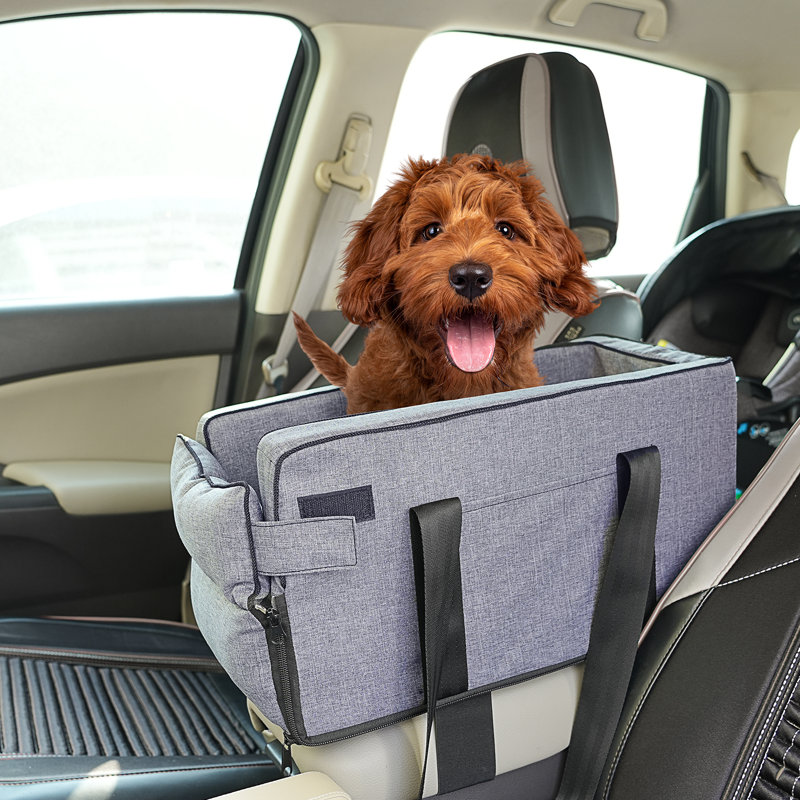 Center Console Dog Bed Furdelity™ Dog Car Seat Cover For Back Seat