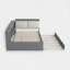 Lit plate-forme avec lit gigogne