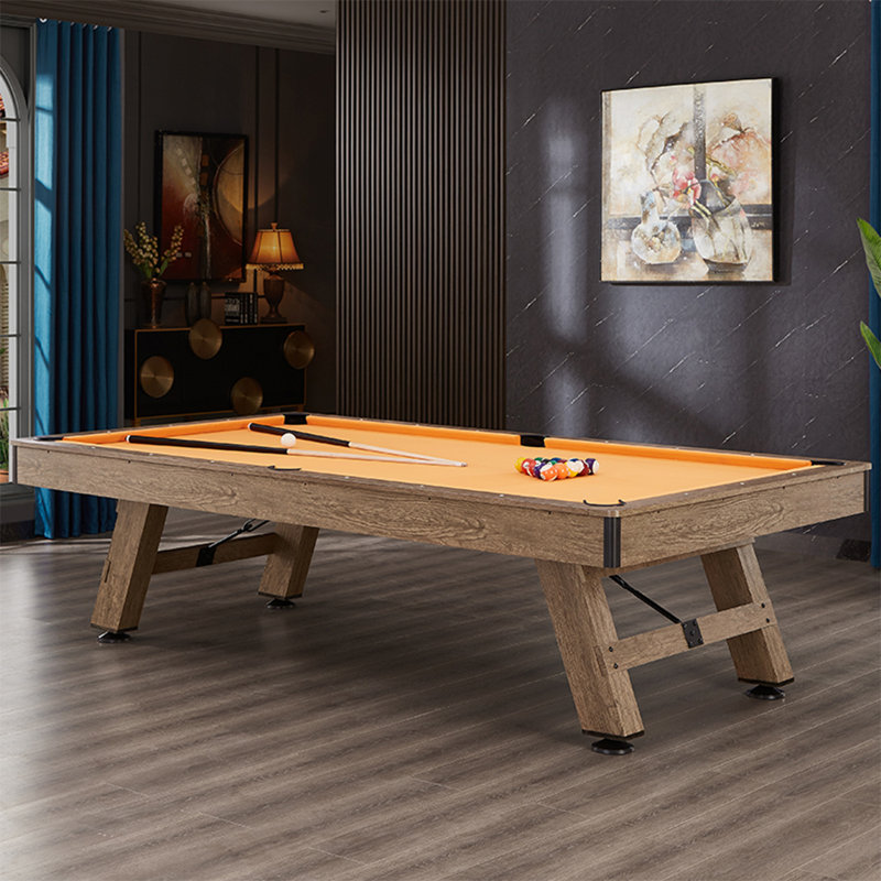 Table de billard avec pieds IQOWEL, 7', Vert