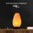 Himalayan Glow Pink Salt Lamp, Multi-Colour Crystal Rock Night Light with Plastic Base & 3-5 Lbs